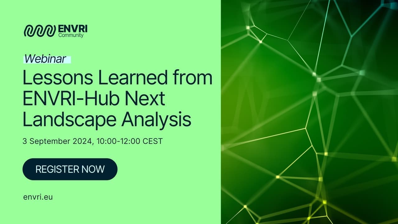 ENVRI-Hub NEXT Landscape webinar