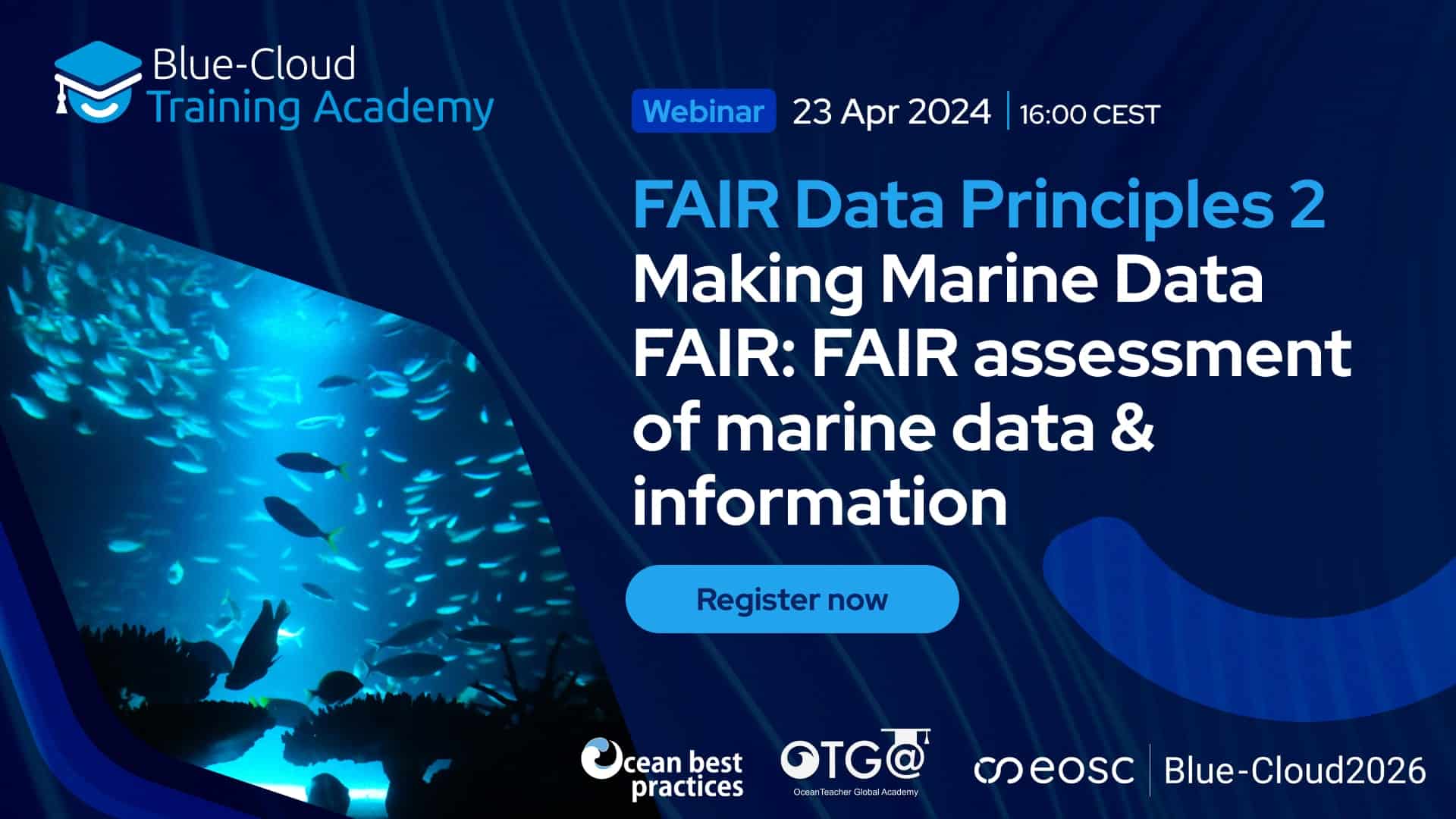 Blue-Cloud Training Academy FAIR Data webinar 2